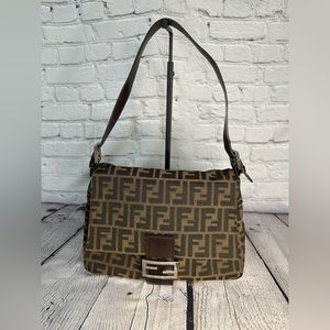 Authentic vintage Fendi Zucca Mama bag